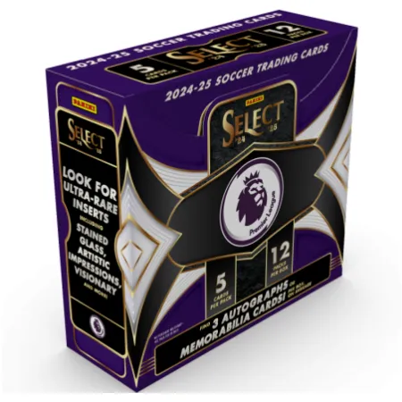 2024-25 Panini Select Premier League Trading Card Box (Hobby)